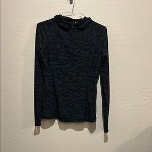 lululemon athletica Dark Patterned Long Sleeve Top